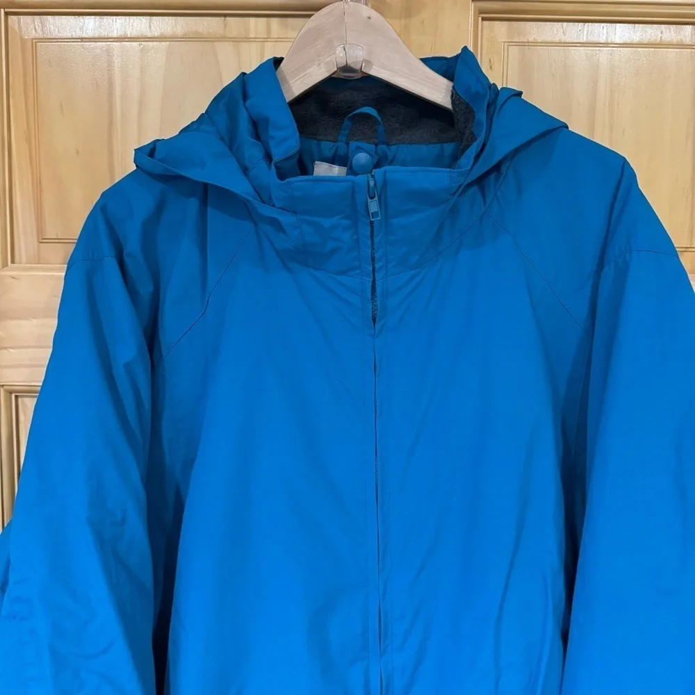 🎈Woman Within teal turquoise hooded rain jacket plus size 3X - Picture 4 of 11